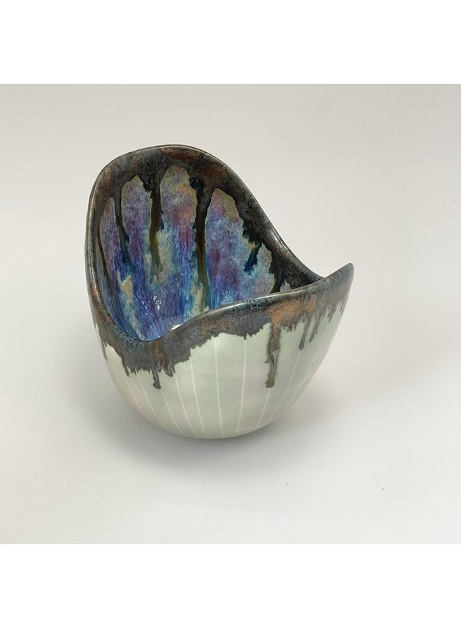 Lipped Ceramic Porcelain bowl 06