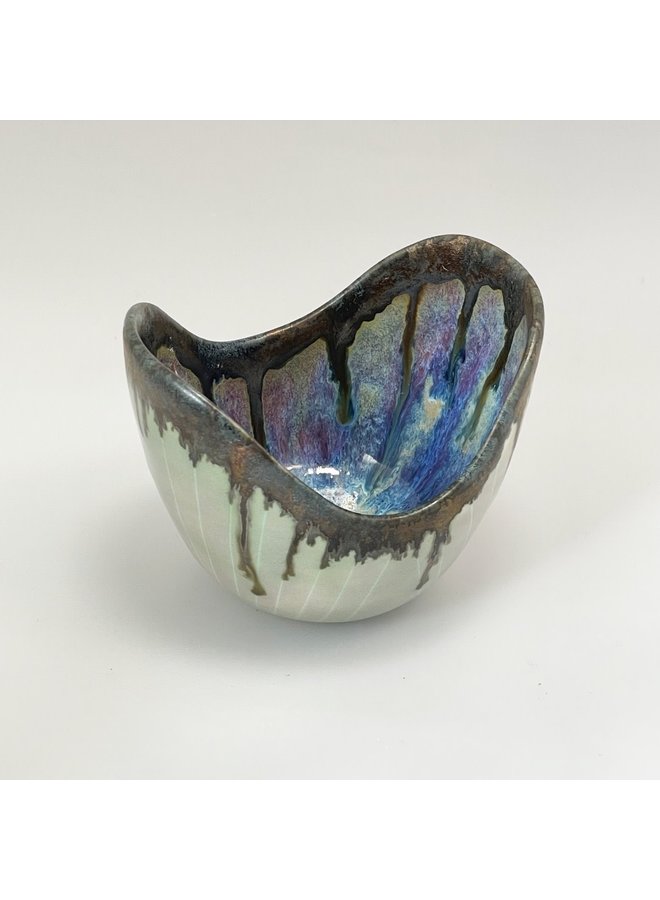 Lipped Ceramic Porcelain bowl 06