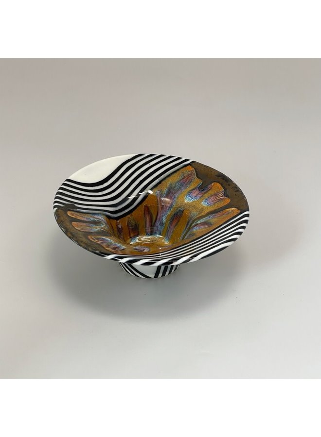 Broad Lipped Ceramic Porcelain bowl 08