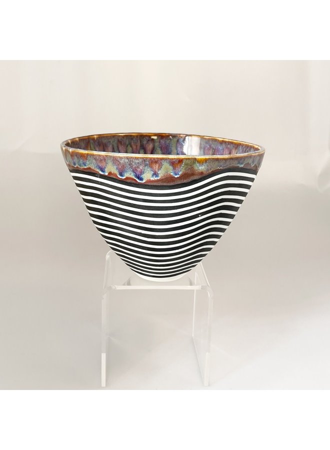Ripple Ceramic Porcelain bowl 10