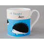 Hedgehog blå stor mugg 194