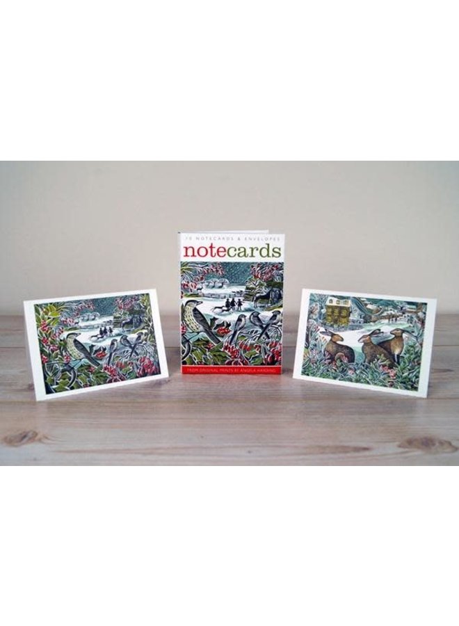 Holly Hedge und wir drei Hasen 10 Notizkarten von Angela Harding