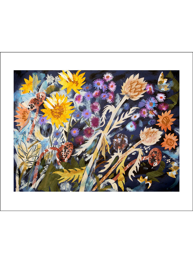 Sunflowers and Michealmas Daisies by Mark Hearld