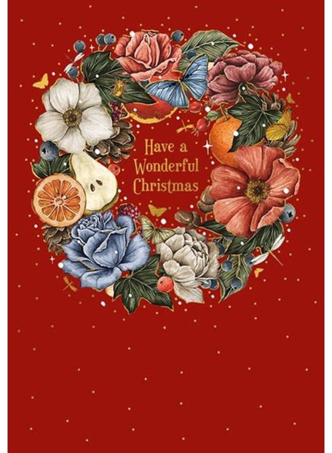 Decadence Wreath Card