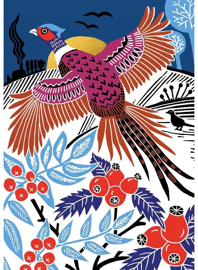 Pheasant Card by Kate Heiss