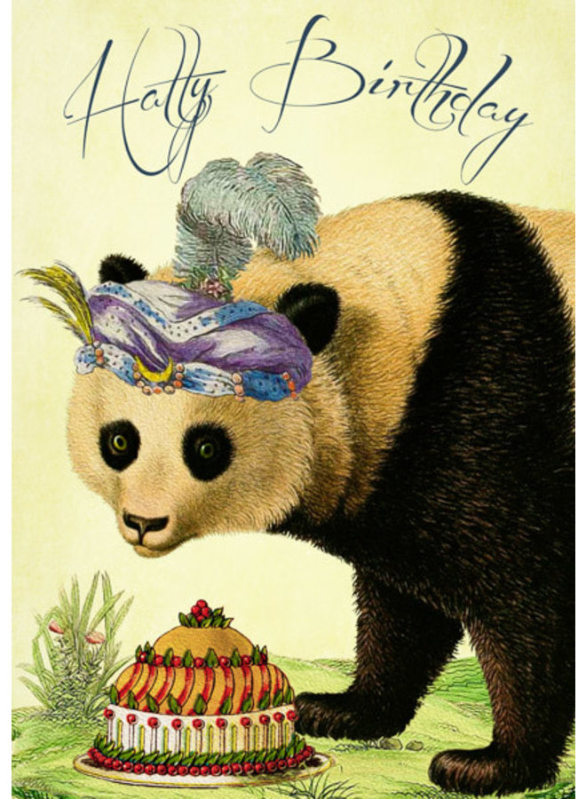 Hello Panda - Happy Birthday card