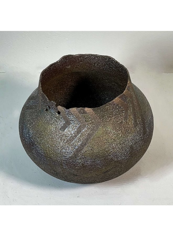 Gefäß Raku 05