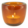 Glass Handmade Tealight Holder - Almond Shell 10