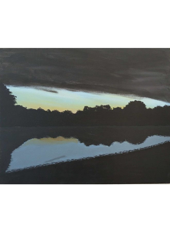 Die Themse in der Abenddämmerung, Richmond