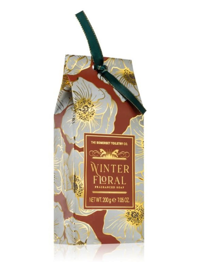 Seife mit winterlichem Blumenduft