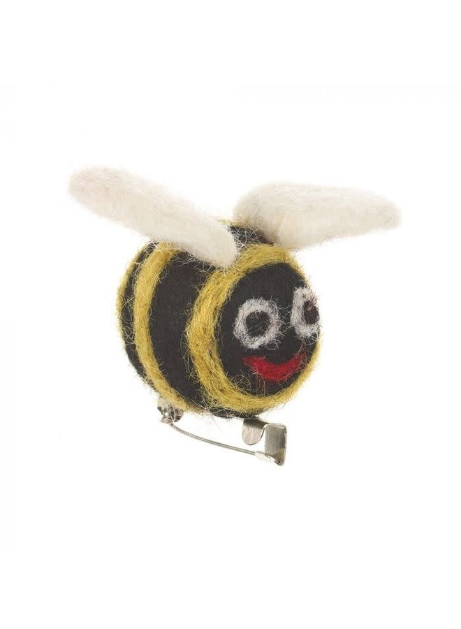 Felt Bee Brooch