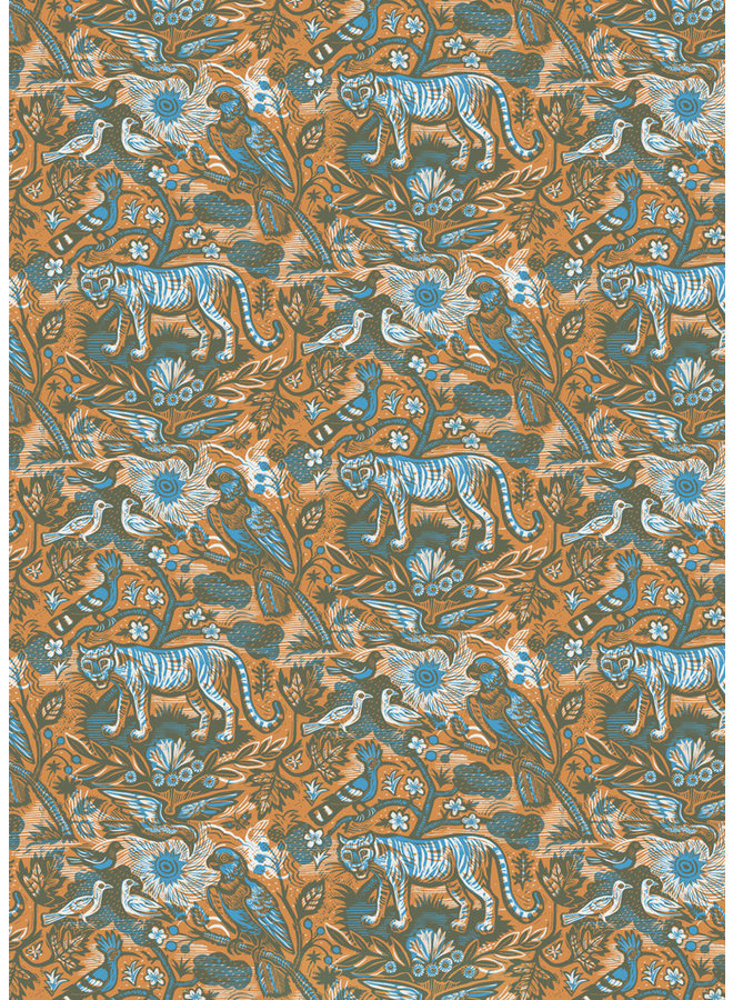 Tyger Tyger Double Sided  Gift Wrap by Mark Hearld