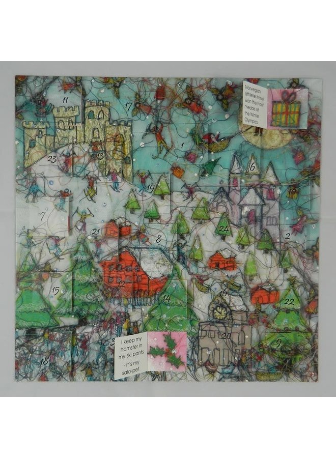 Ski Season Advent Calendar by Heidi Rhodes