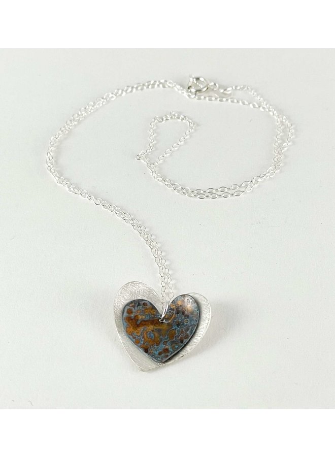 Heart double necklace 49