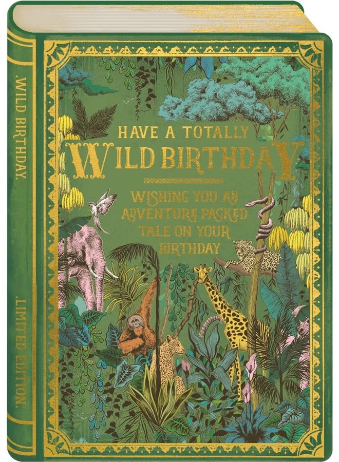 Totally Wild Birthday Story Book Card