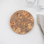 Round Cork Trivet Mat Small 51