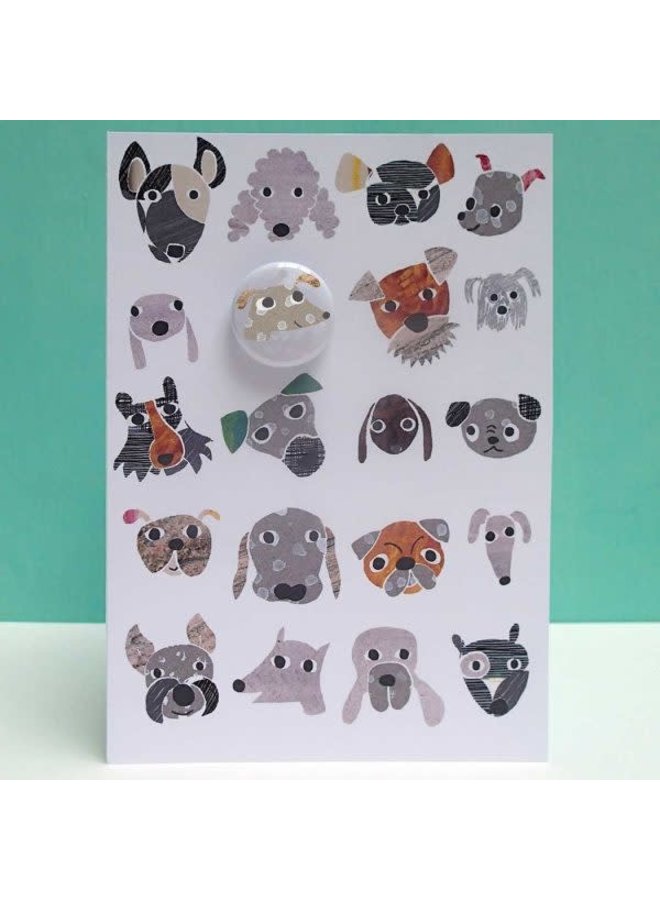 Dogs Badge Card 80