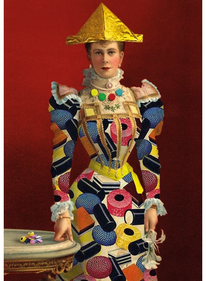 Lakritsdam i hattkort