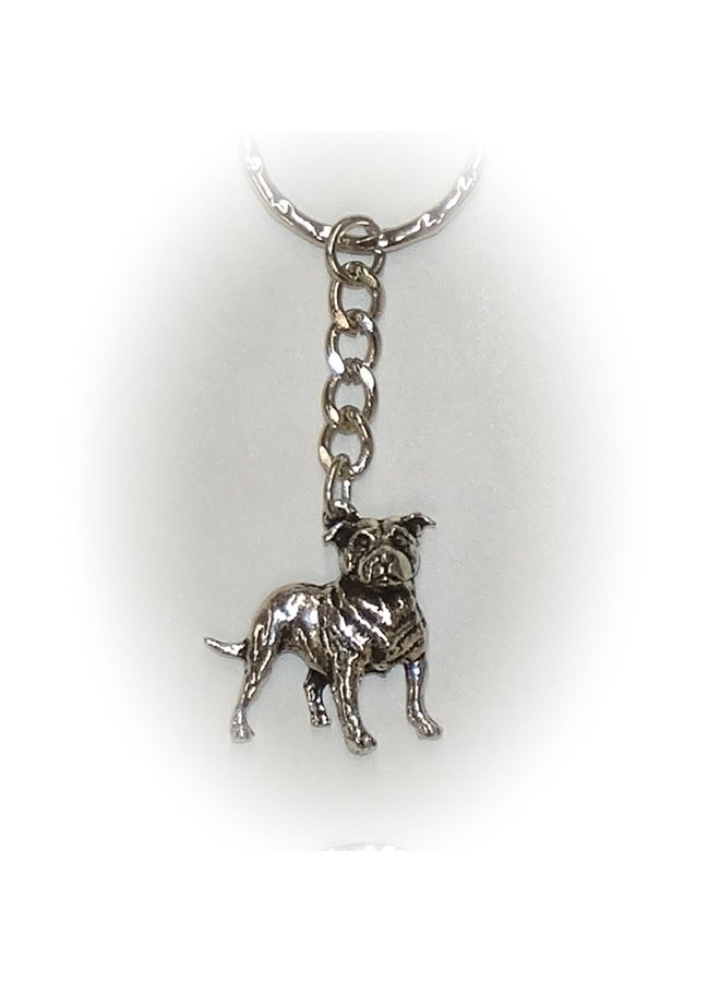 Staff Bull Terrier Key Chain 38