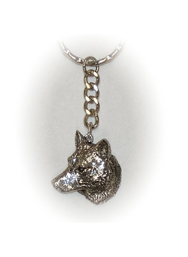 Wolf's Head Key Chain 34