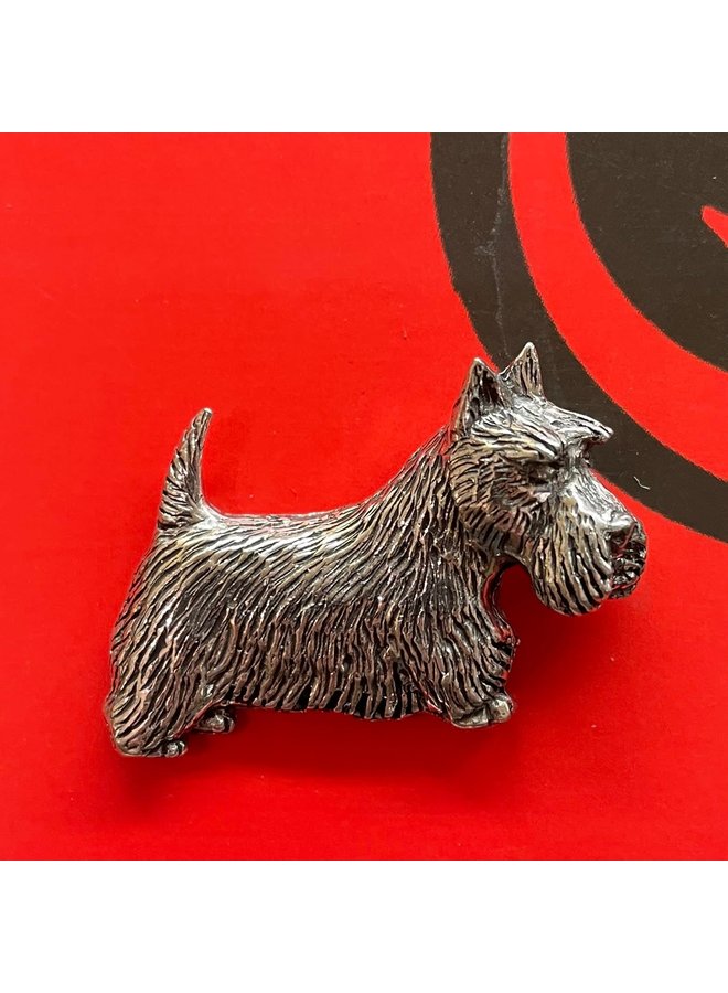 Scottish Terrier pewter pin brooch 27