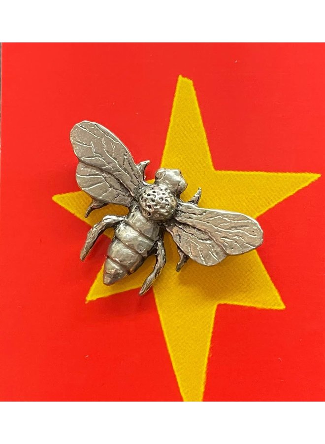 Broche épingle en étain Honey Bee 17