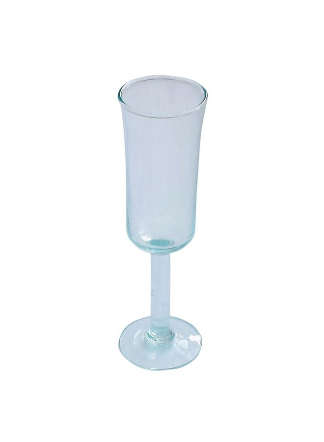 Champagne Flute recycled glass 07
