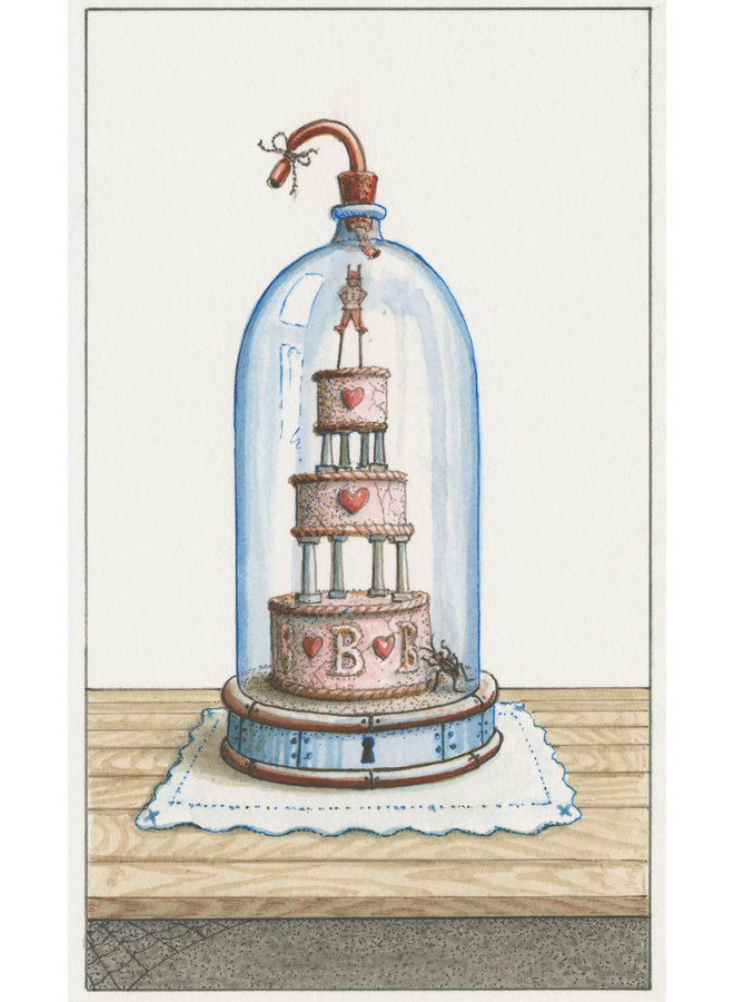 'Le gâteau était un appareil pour faire exploser les oiseaux' Giclee Print 70