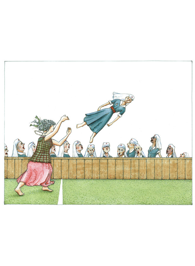 'The ancient and illegal Highland pastime of "Tossing the Midwife' Giclee Print 75