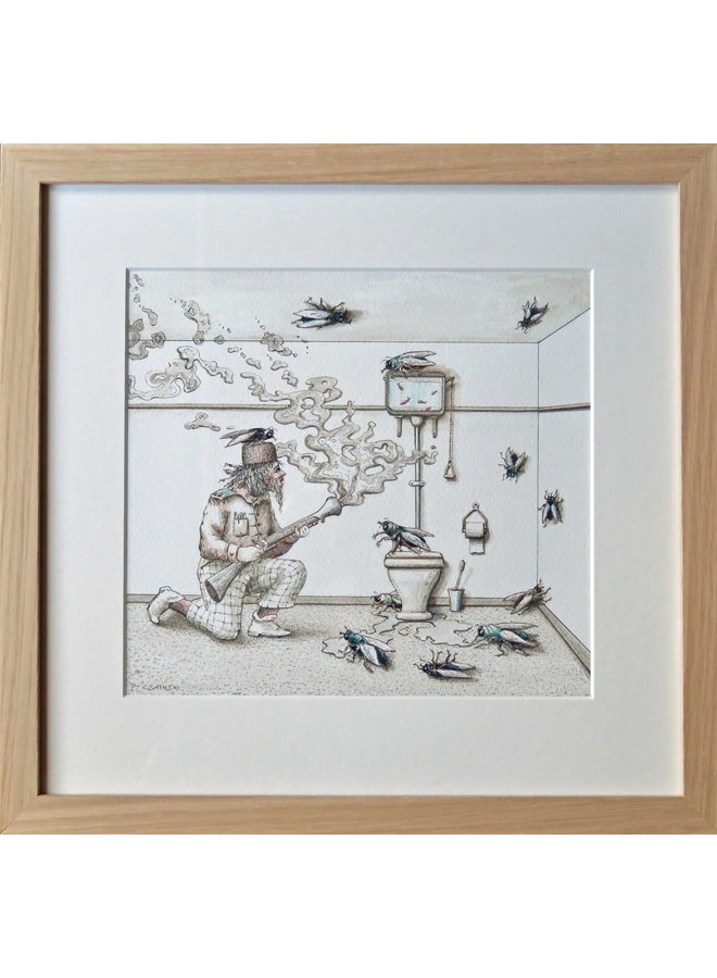 «Клайв Ле Прик стреляет синими бутылками в дворцовые уборные» 67