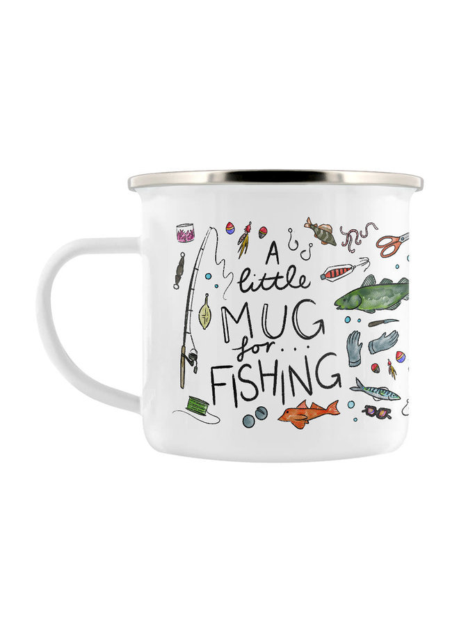 Enamel Mug Fishing 03