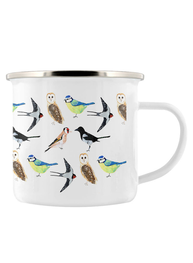 Enamel Mug Garden Birds 010