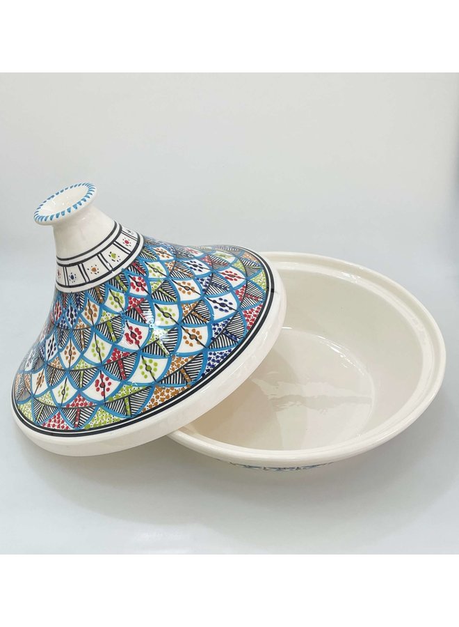 Tajine  Hand Made - Rainbow  large16