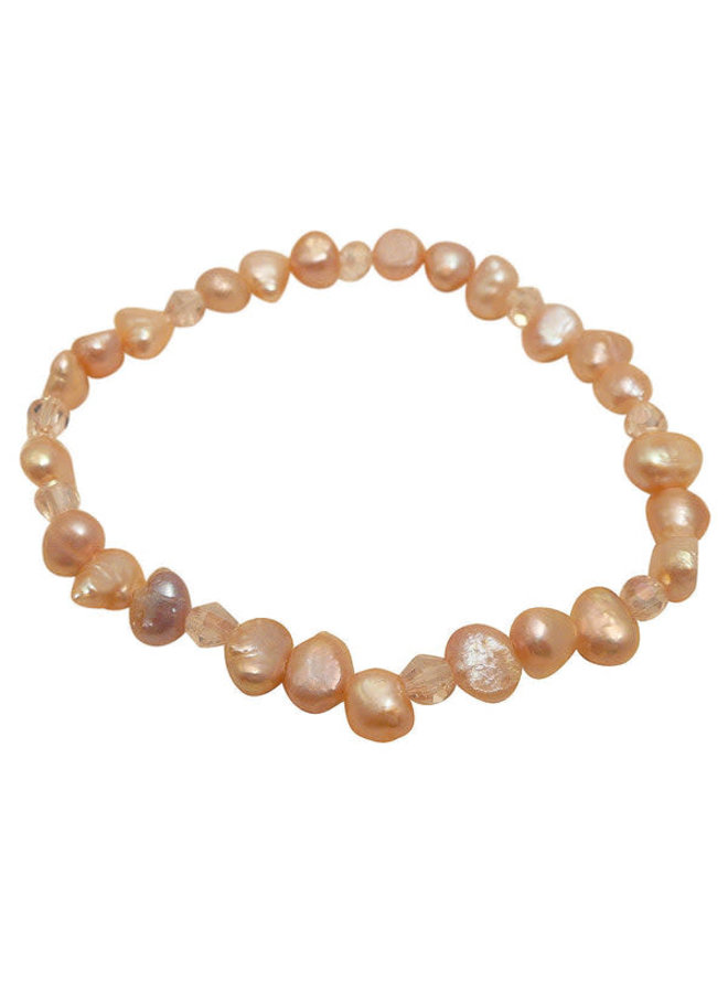 Pink  pearls  bracelet 107