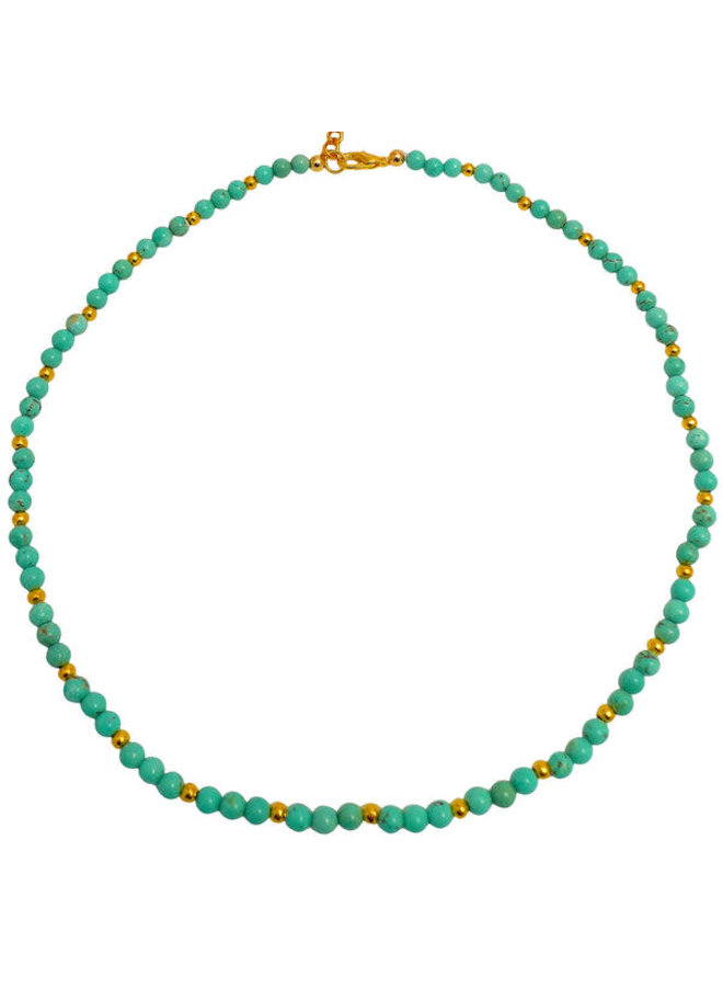 Turkos halsband 124