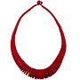 Coco Disk Red necklace 136