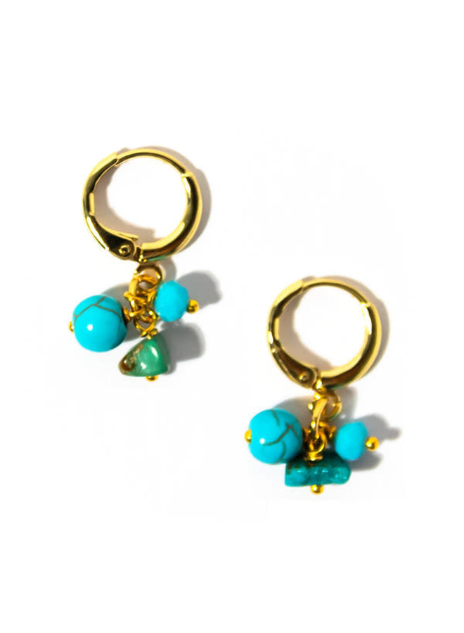 Boucles d'oreilles Turquoise 142