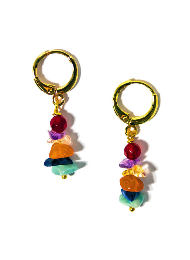 Pendientes multicristales 144