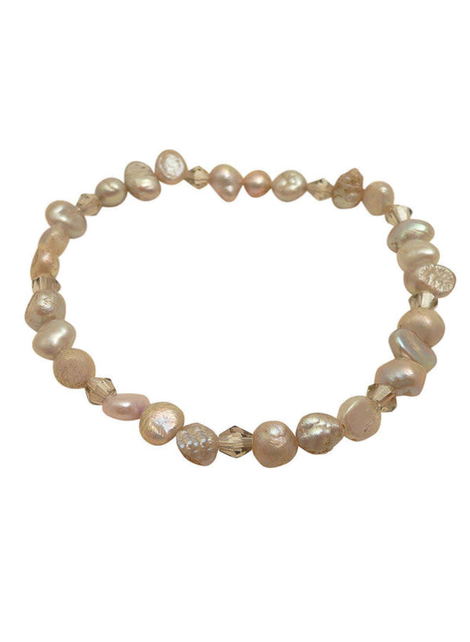 Pulsera perlas plata 108