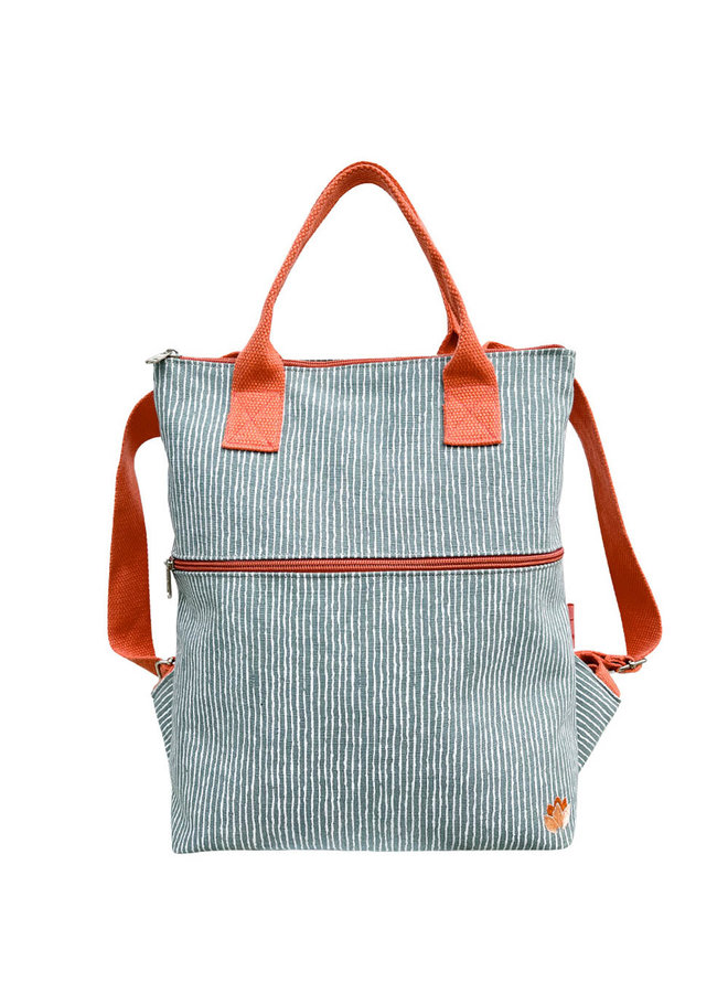 Backpack Grey stripe 803