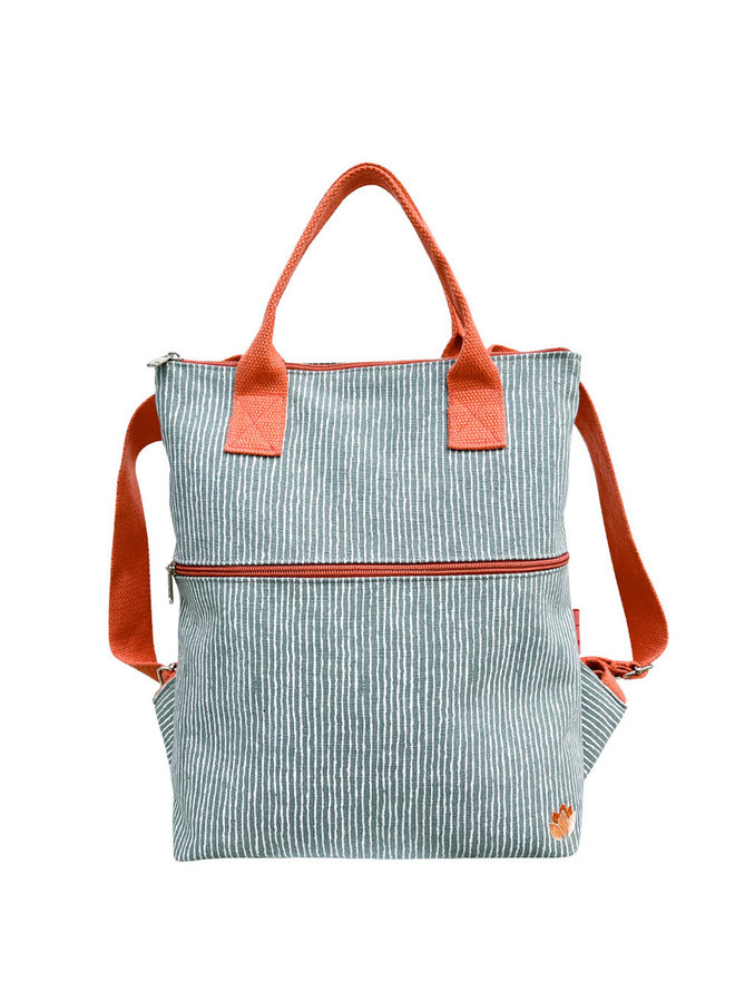 Mochila Gris raya 803