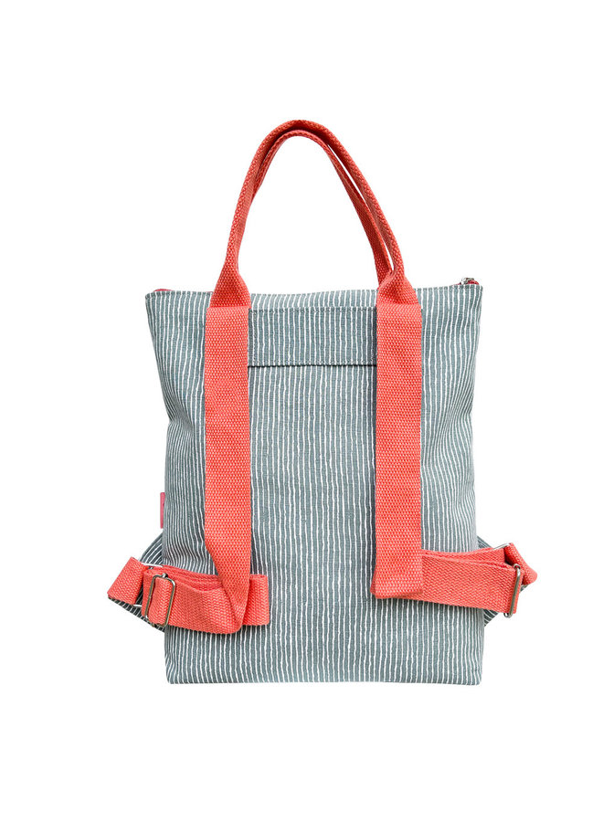 Backpack Grey stripe 803