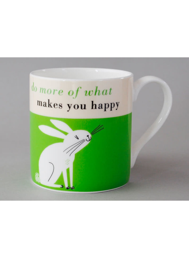 Happiness Rabbit Green Große Tasse 212