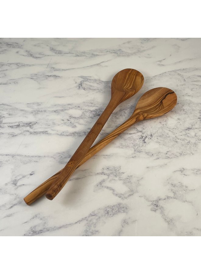 Olive wood Oval  Spoon (one ONLY) 21