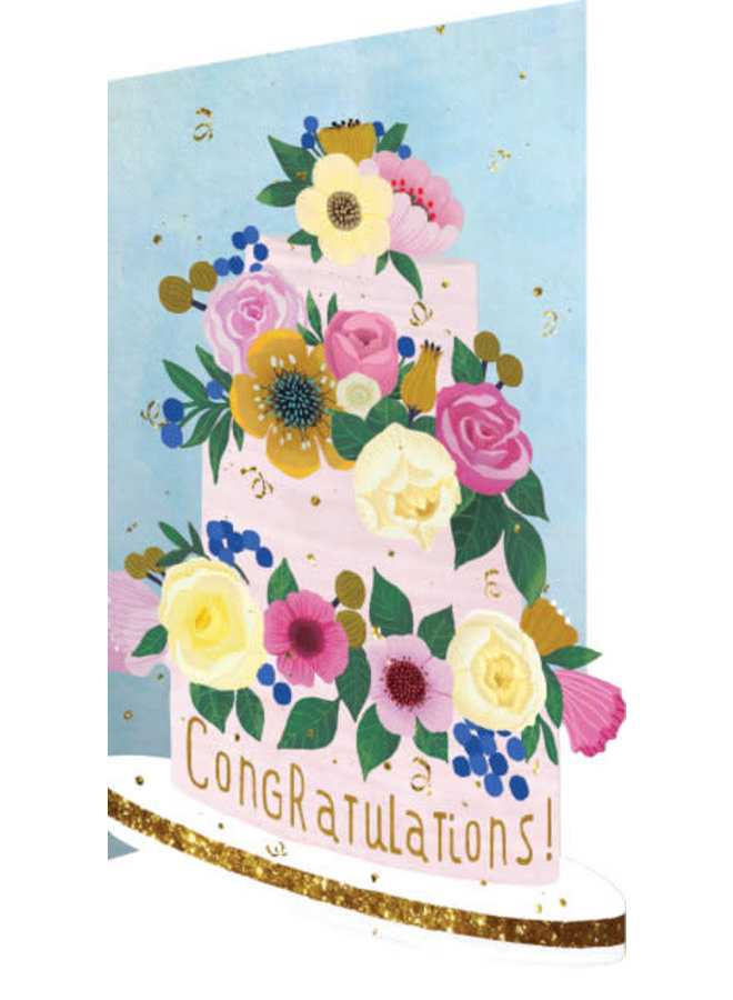 Congratulations! Lazer cut card by Oreski