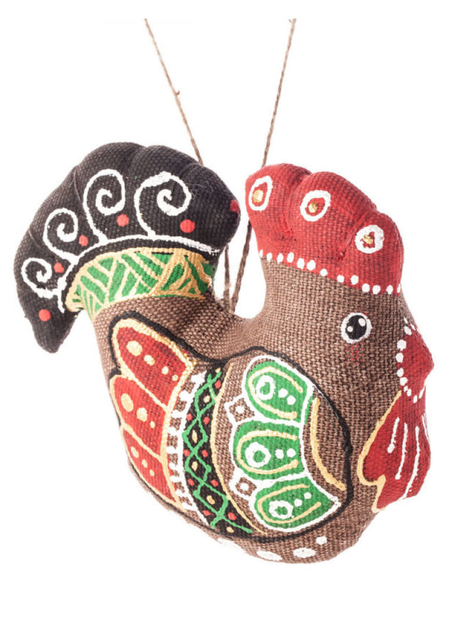 Traditionelles Ukraine-Ornament mit Huhn 29