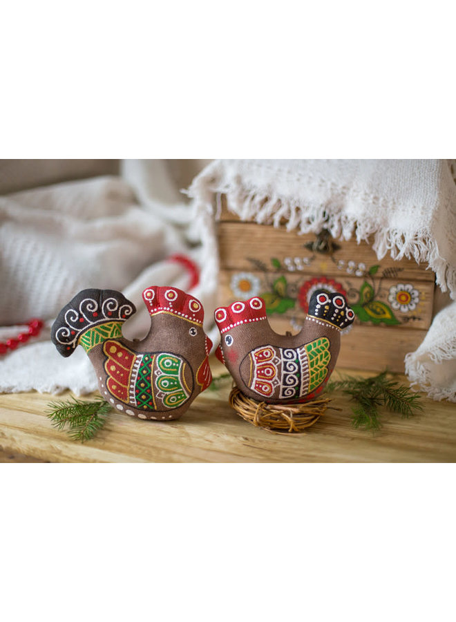 Kyckling Traditionell Ukraina Ornament 29