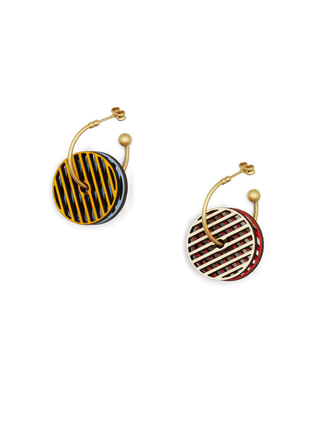 Colour Theory Hoop  Earrings  92