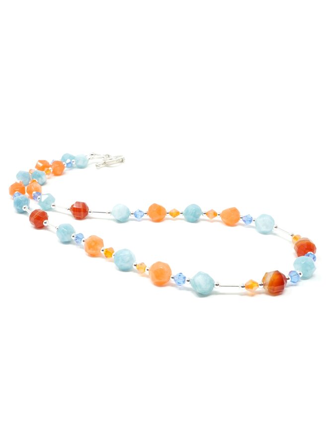 Sherbet 1 Gemstone Necklace 113