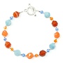Sherbert piedras preciosas Med. Pulsera116